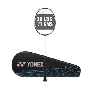 YONEX Astrox Lite 27i Graphite Strung Badminton Racket with Full Racket Cover (Blue) | For Intermediate Players | 77 grams | Maximum String Tension - 30lbs