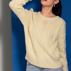 Off White Embellished Sweater