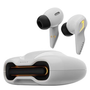 Boult Audio Newly Launched Astra Truly Wireless in Ear Earbuds with 48H Playtime, Built-in App Support, 45ms Low Latency Gaming, Breathing LEDs, 13mm Bass Drivers Ear Buds, Made in India (White Opal)