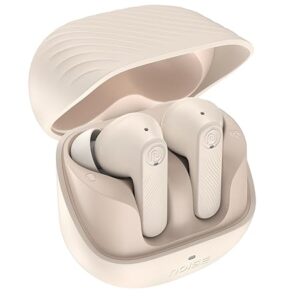 Noise Newly Launched Buds X2 in-Ear Truly Wireless Earbuds with Massive 140H of Playtime, ANC (up to 32dB), Rubberised Finish, Dual Device Pairing, Dual EQ Modes, BT v5.3 (Dune Beige)