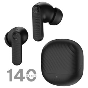 Noise Newly Launched Buds X2 in-Ear Truly Wireless Earbuds with Massive 140H of Playtime, ANC (up to 32dB), Rubberised Finish, Dual Device Pairing, Dual EQ Modes, BT v5.3 (Ebony Black)