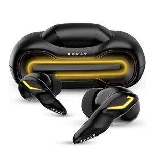 Newly Launched Boult Audio Astra Truly Wireless in Ear Earbuds with 48H Playtime, Built-in App Support, 45ms Low Latency Gaming, Breathing LEDs, 13mm Bass Drivers Ear Buds, Made in India (Black Gloss)