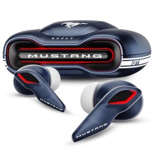 Mustang Torq Wireless in Ear Earbuds with 50H Playtime, App Support, Quad Mic ENC, 45ms Low Latency, Breathing LEDs, 13mm Drivers, Touch Control, Made in India IPX5 Ear Buds TWS Bluetooth 5.4