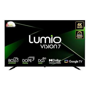 Lumio Vision 7 109 cm (43 inches) 4K Ultra-HD Smart QLED TV FTW1-ADSG