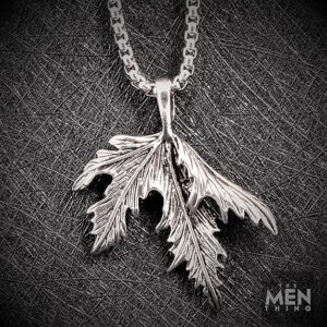 THE MEN THING Pendant for Men - Pure Titanium Steel Pendant Collection with 24inch Round Box Chain for Men & Boys