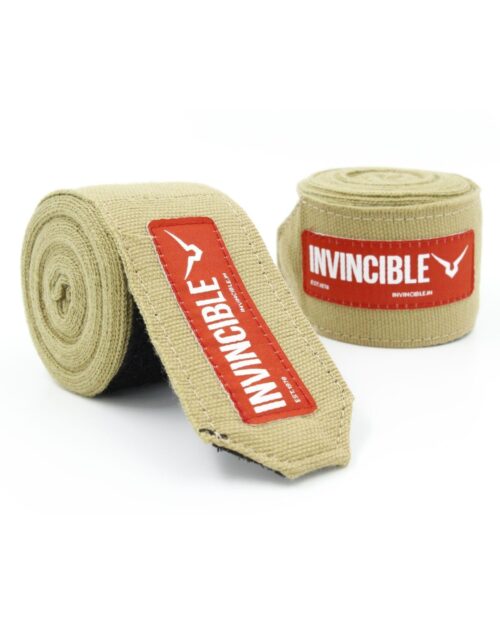 Invincible Classic Hand Wraps Black, 2.5 Meter with Mesh Carry Bag