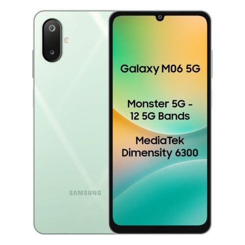 Samsung Galaxy M06 5G (Sage Green, 6GB RAM