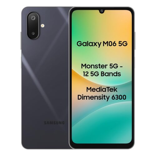 Samsung Galaxy M06 5G (Blazing Black, 6GB RAM