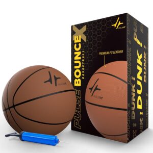 PULSEIT PulseBounceX Size 7 Professional Basketball for Indoor & Outdoor Games