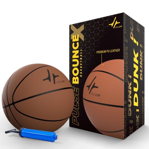 PULSEIT PulseBounceX Size 7 Professional Basketball for Indoor & Outdoor Games