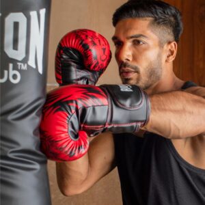 Aurion by 10Club Longlasting Faux Leather Boxing Gloves