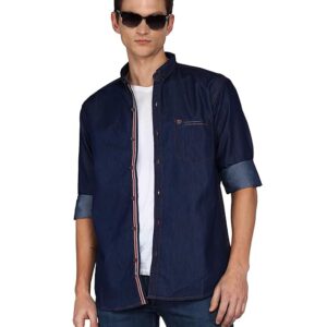 Dark Indigo Denim Casual Shirt | Denim Shirt
